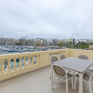 Marina View Slps 9 With Private Terrace & Bbq By 360 Estates Ta Xbiex